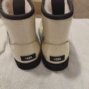 UGG Cream and Black Boots